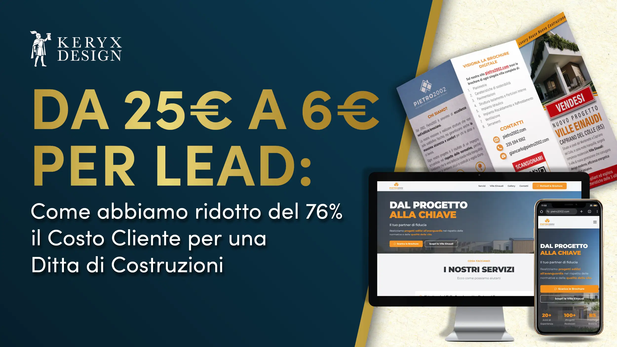 Da 25 a 6 euro per lead